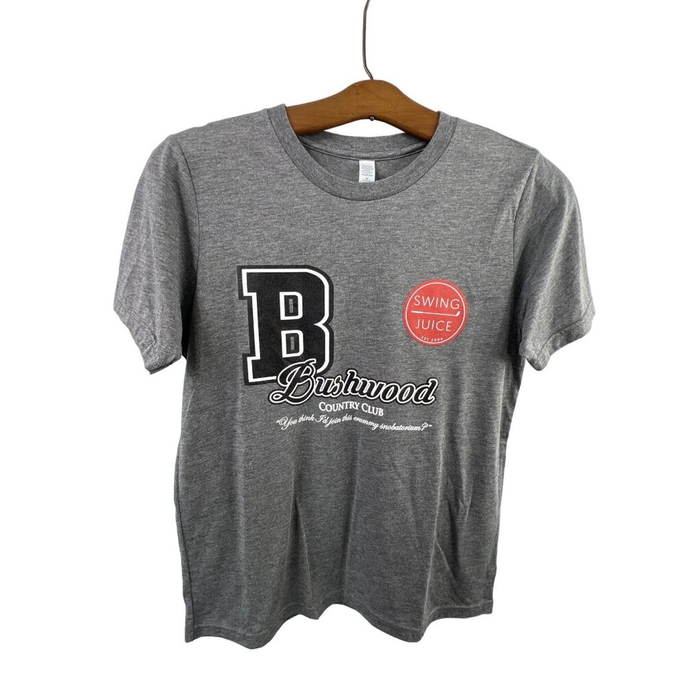 Swing Juice T-Shirt Kids Extra Large Gray Bushwood Crewneck Short Sleeve Graphic